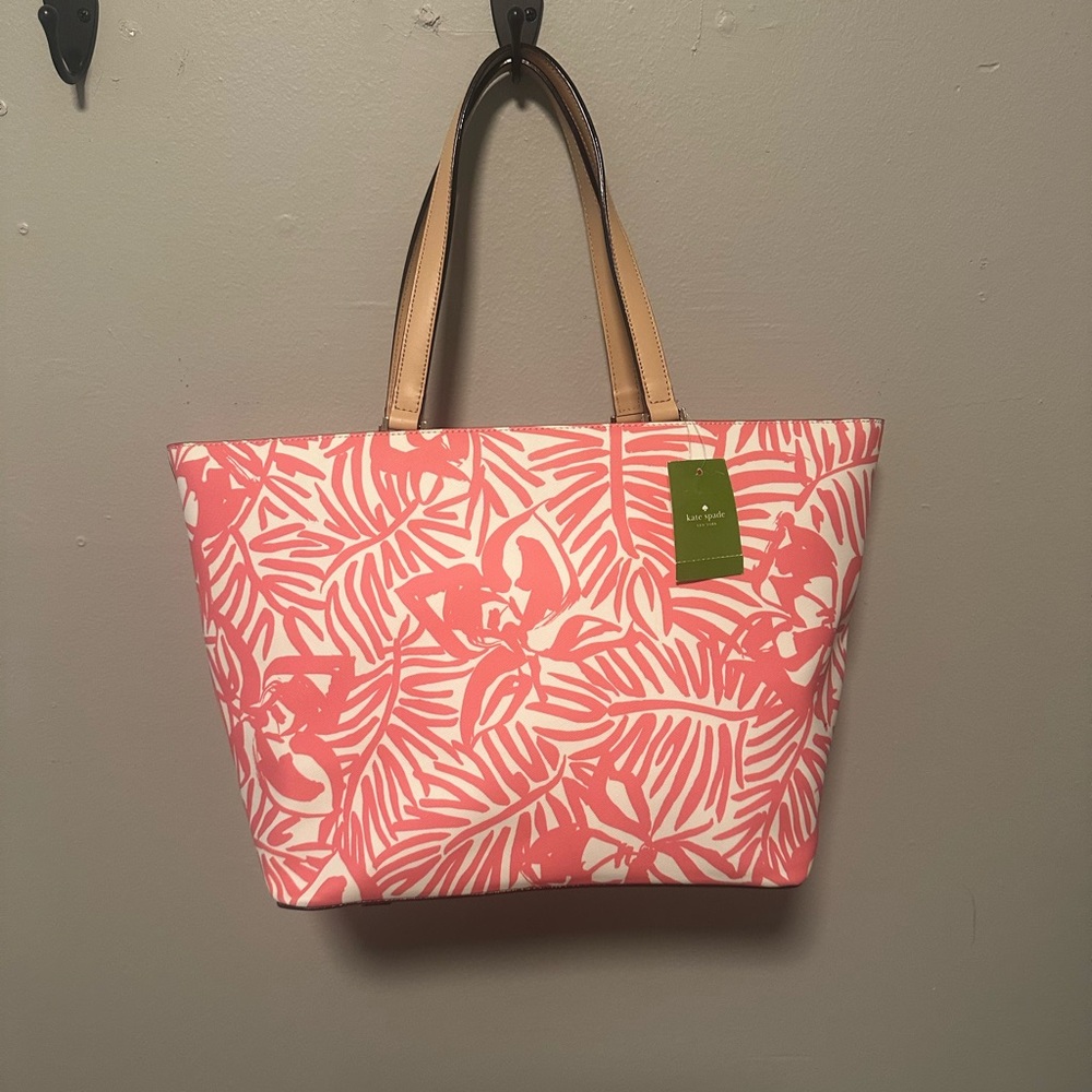 Kate Spade Jules Grant Street Grainy Vinyl Tote NWT